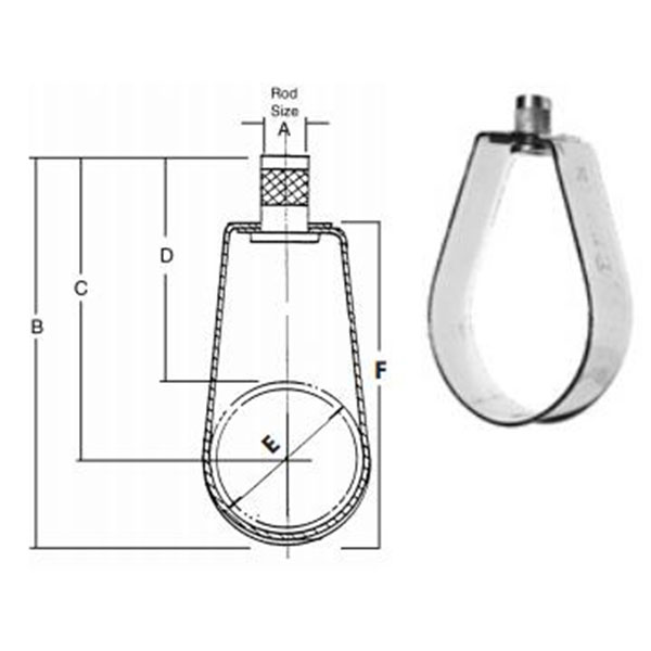 China 100 Adjustable Swivel Ring Hanger Manufacturers, Suppliers, Price