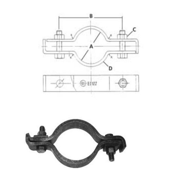China 122 Bell Clamp for Waterworks Manufacturers, Suppliers, Price